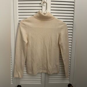 Charter Club Soft Cream Turtleneck Sweater